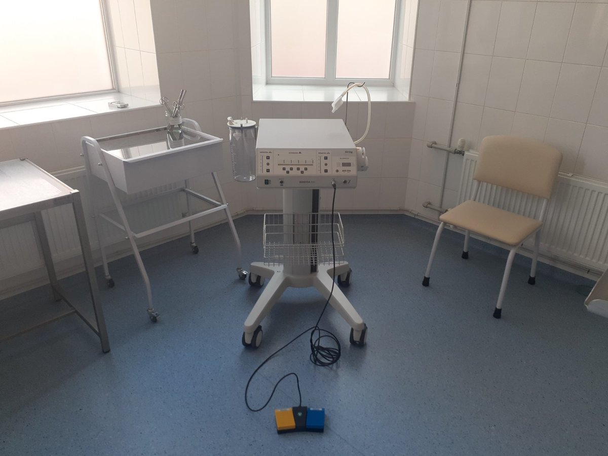 Pediatric neurosurgery in Kropyvnytskyi received the new equipment. Now operations will be done two times faster