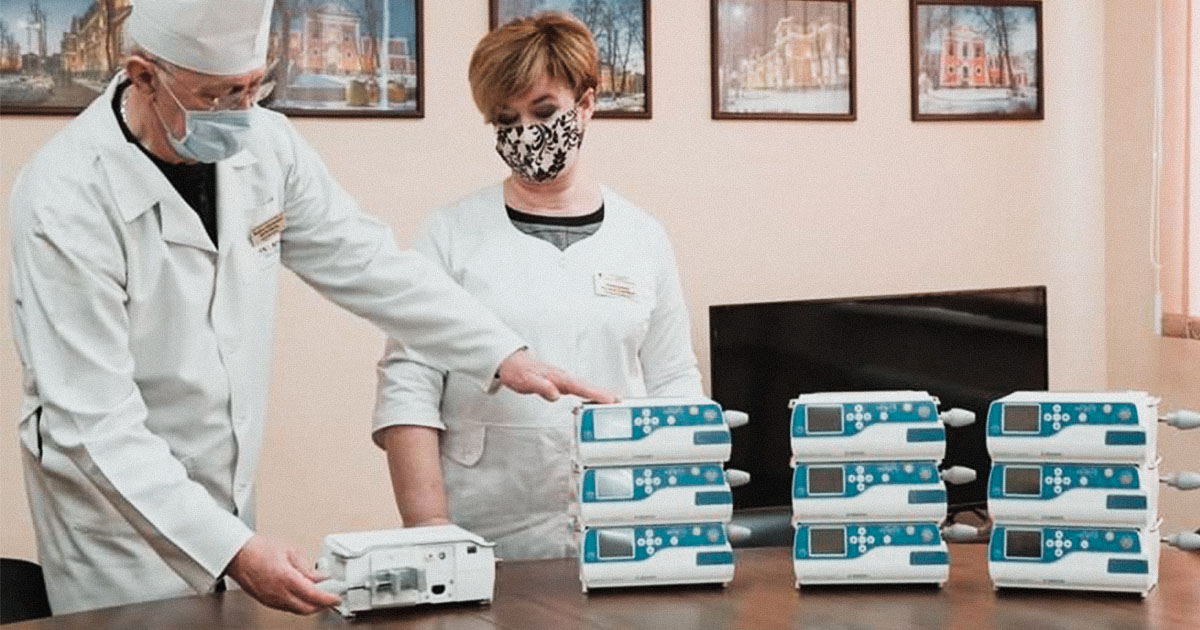 «Фундація Течія» передала дитячій лікарні у Кропивницькому 10 інфузійних насосів для хіміотерапії