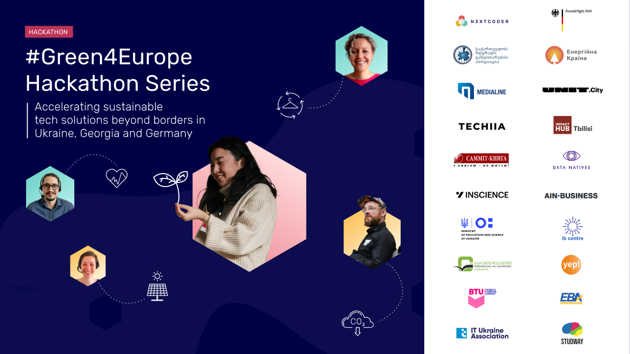TECHIIA holding partners with the # Green4Europe series of hackathons