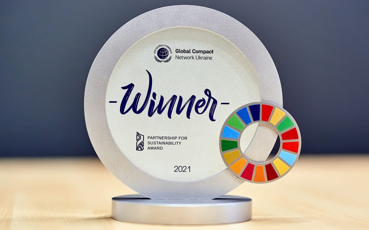 H εταιρεία χαρτοφυλακίου TECHIIA έλαβε ένα βραβείο από το Διεθνές Σύμφωνο του ΟΗΕ στην Ουκρανία