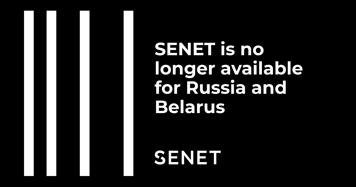 SENET is no longer available for Russia and Belarus