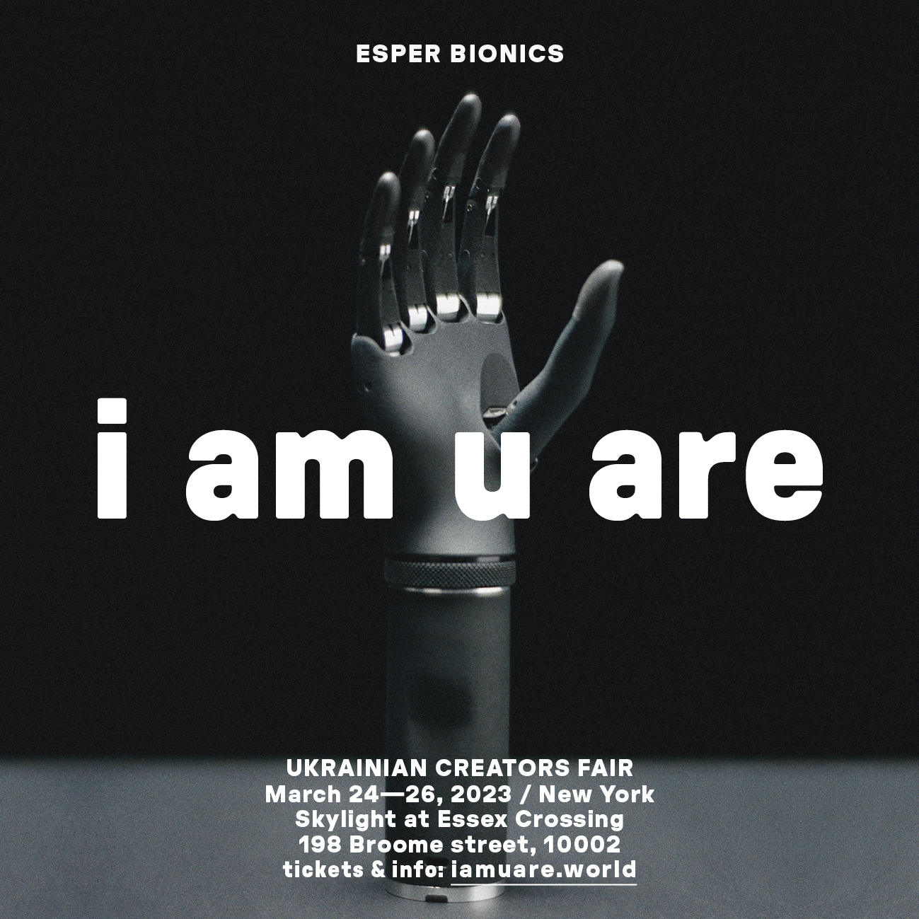 i am u are | ESPER BIONICS